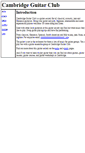 Mobile Screenshot of cambridgeguitarclub.awardspace.co.uk