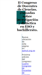 Mobile Screenshot of congresodocentesciencias.awardspace.info