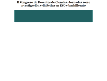 Tablet Screenshot of congresodocentesciencias.awardspace.info