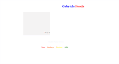 Desktop Screenshot of gabrielsfoods.awardspace.co.uk