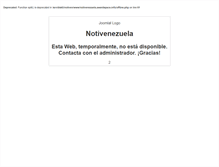 Tablet Screenshot of notivenezuela.awardspace.info
