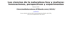 Desktop Screenshot of cienciasnaturaleza2010.awardspace.info