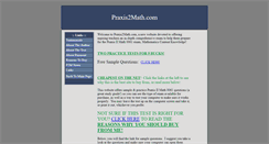 Desktop Screenshot of praxis2math.awardspace.info